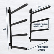 Sandbridge SUP & Surfboard Storage | Outdoor Adjustable Rack | 4 Level - Pau Hana Surf Supply