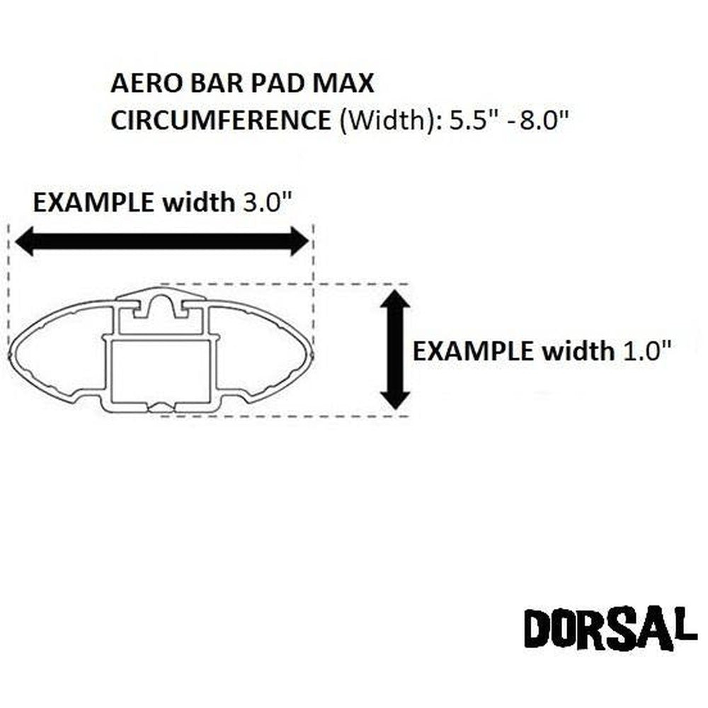 DORSAL Aero Roof Rack Pads with 15 ft Surf Straps - Pack of 4 for Car Surfboard Kayak SUP Long - Pau Hana Surf Supply