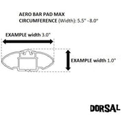 DORSAL Aero Roof Rack Pads with 15 ft Surf Straps - Pack of 4 for Car Surfboard Kayak SUP Long - Pau Hana Surf Supply