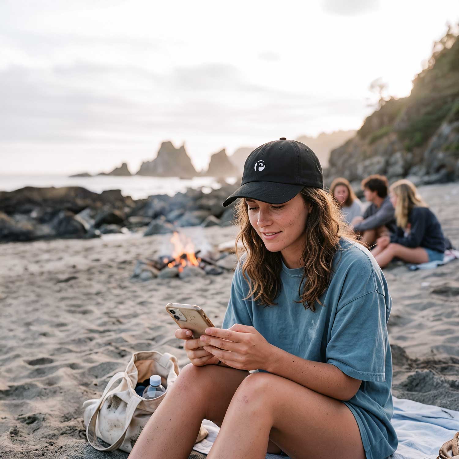 Pau Hana Logo Cap