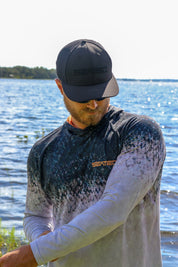 Seatec Salmon Sport Tec Hooded Long Sleeve – Men's - Pau Hana Surf Supply