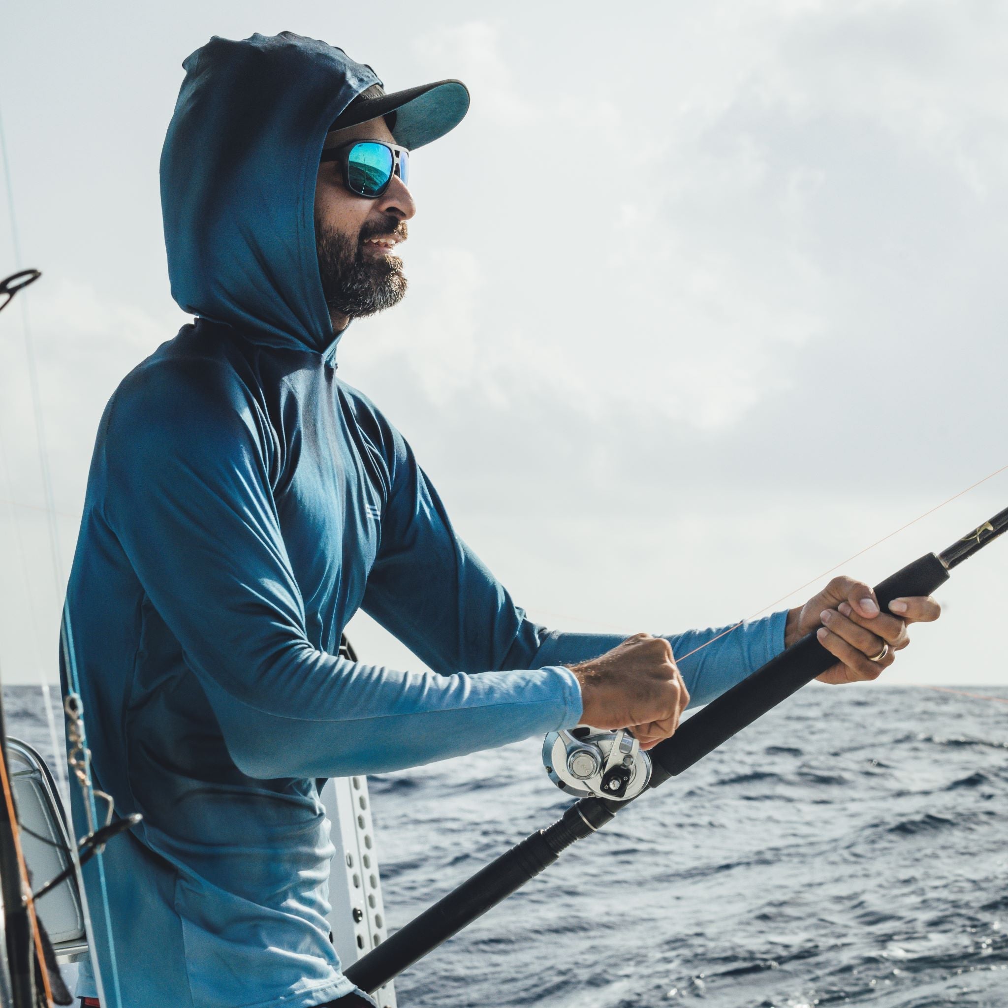 Setec Wahoo Sport Tec Hooded Long Sleeve – Men's - Pau Hana Surf Supply