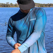 Setec Wahoo Sport Tec Hooded Long Sleeve – Men's - Pau Hana Surf Supply