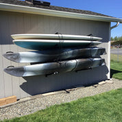 Outdoor Wall Rack | 46 Inch Adjustable Height | Kayak & SUP - Pau Hana Surf Supply
