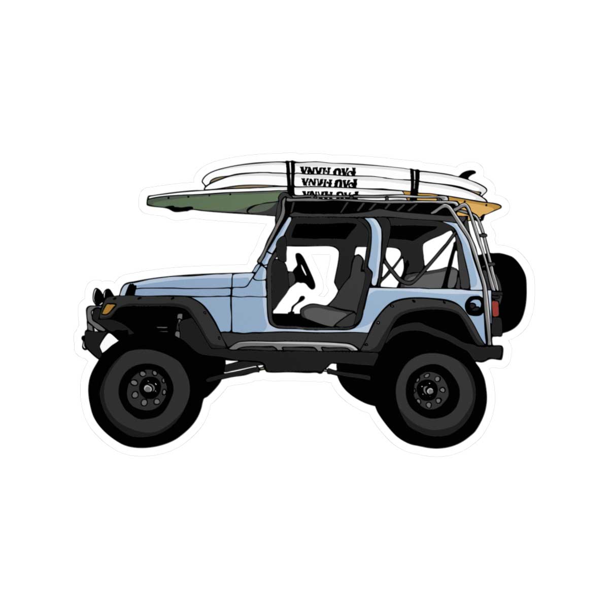Good Times Loaded Vinyl Decal - Pau Hana Surf Supply