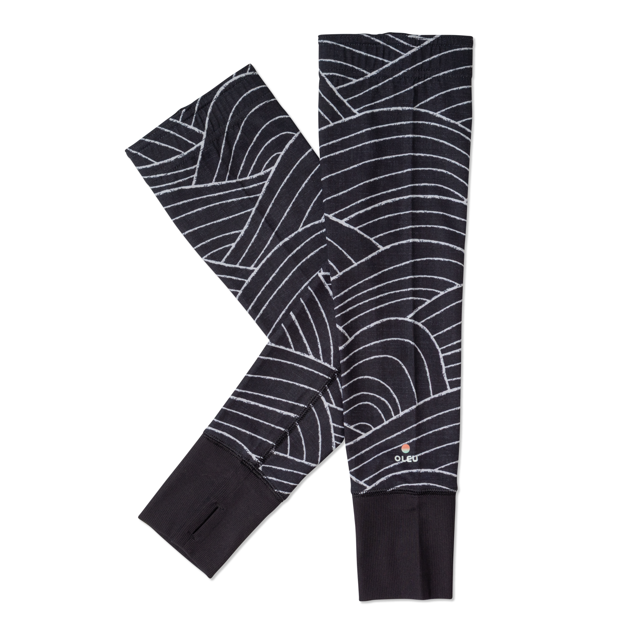 OLEU SUNSPORT™ UV ARM SLEEVES - STORM CARBON