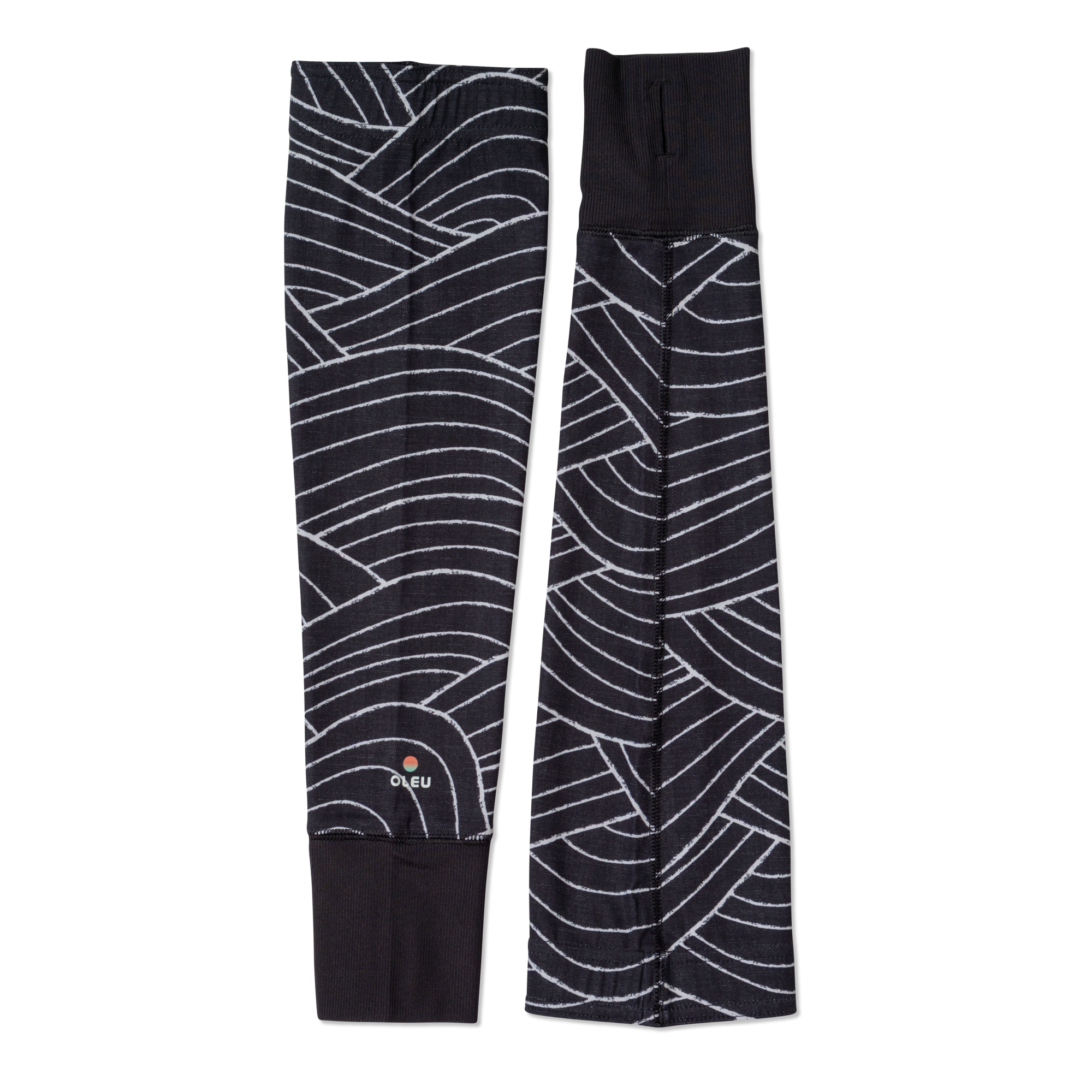 OLEU SUNSPORT™ UV ARM SLEEVES - STORM CARBON