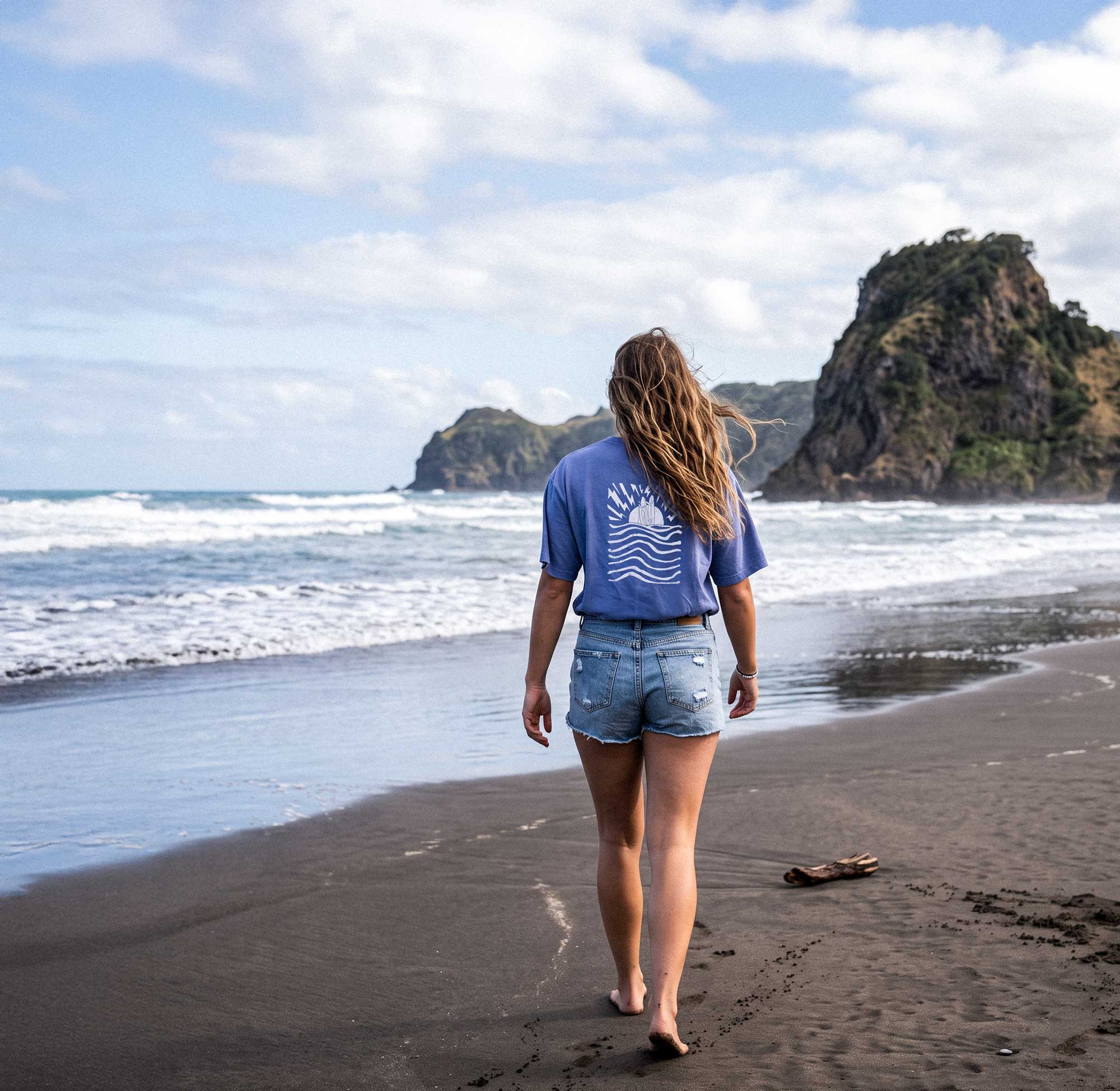 Sunset Lineup Tee - Pau Hana Surf Supply
