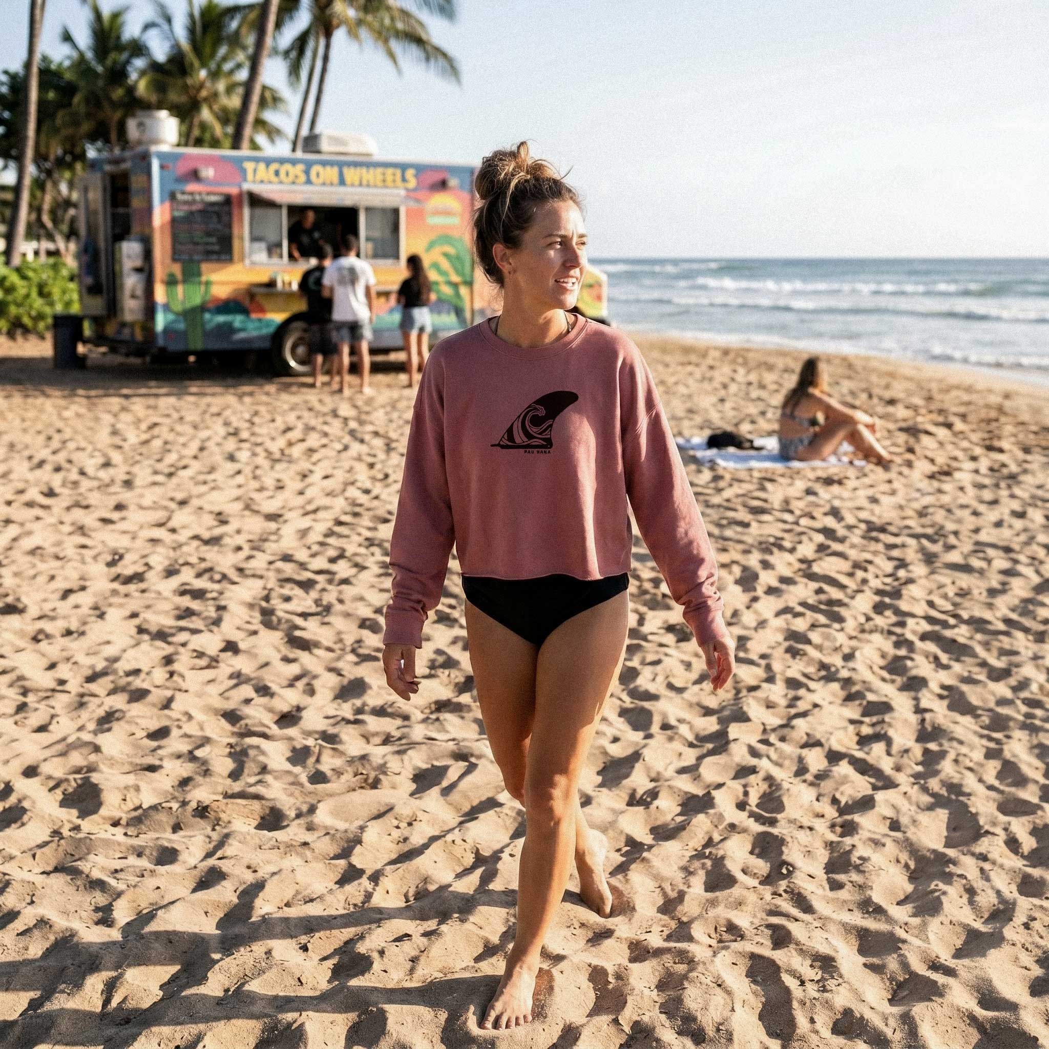 Find Your Flow Cropped Sweatshirt